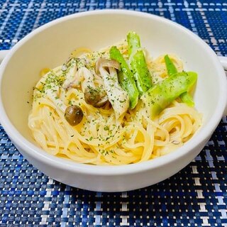 フライパンだけの簡単調理！レモンクリームパスタ